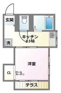 プチメゾン日吉【1階】の間取り