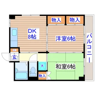 ALIVIO K【1階】の間取り