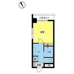 スカイコート三田慶大前【4階】の間取り