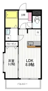 エルフ太子堂【4階】の間取り