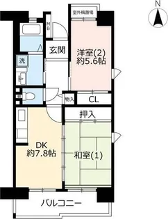 URコンフォール藤沢【3階】の間取り