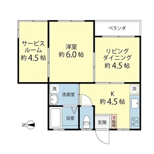 シュタットヴィラ【2階】の間取り