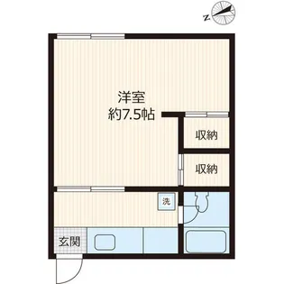 テラスフジ【2階】の間取り