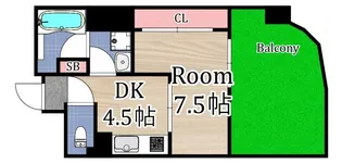 ジョイパーク鶴見【7階】の間取り