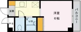 グリーンハイムヴィラながい【3階】の間取り
