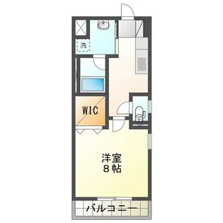 シャルマン朝明【2階】の間取り