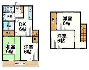 リバーサイドハイツリー 当店限定物件【2階】の間取り
