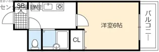 エスリード深江橋.【6階】の間取り
