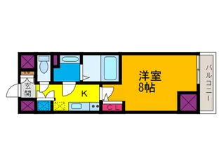 フォレストインサイド鳳【3階】の間取り