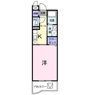 ベルフローレ【1階】の間取り