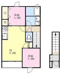 グレイスK【2階】の間取り