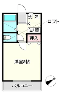 ユタカハイツ【2階】の間取り