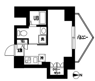 AXAS新宿TOWERS EAST【5階】の間取り