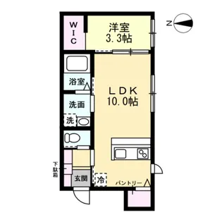 Earth Terrace SoRa【1階】の間取り