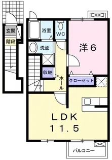クラールTM【2階】の間取り