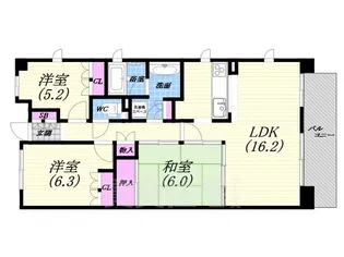 ハイツ甲四公園【1階】の間取り