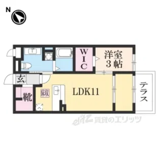 EternoSole【1階】の間取り