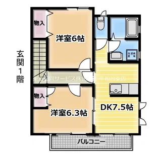 リュエル光が丘II【2階】の間取り