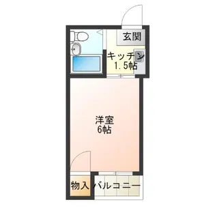 ヴィラ岸里【2階】の間取り