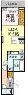 ルサンティエ本郷【3階】の間取り