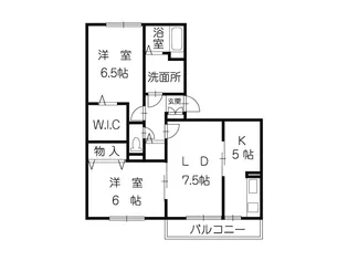 グランコート並柳 B棟【2階】の間取り