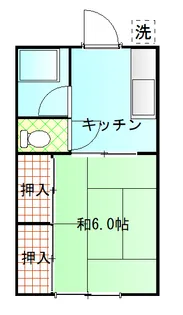 コーポ中丸【2階】の間取り