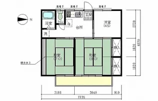 庄司ハイツ【1階】の間取り