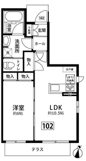 東京都杉並区荻窪4【アパート】の間取り