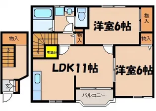 ファミールメゾン【2階】の間取り