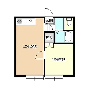 コーポグラース【2階】の間取り