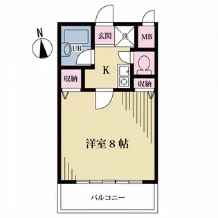 クオーレ代沢【3階】の間取り
