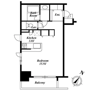 KDXレジデンス白金I【9階】の間取り