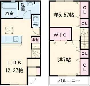 兵庫県加古川市野口町北野【一戸建】の間取り