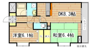 プラーナ泉中央【10階】の間取り
