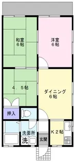 ヴィラ新宿(3-2-16)【1階】の間取り