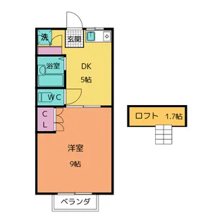 エステートピアヘキヨウ B【2階】の間取り