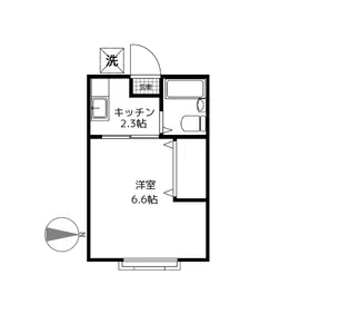 矢島ハイツ【2階】の間取り