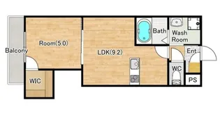 ジーメゾン東大阪衣摺【3階】の間取り
