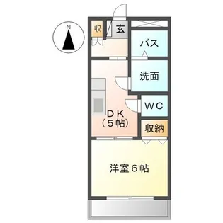 K’sエクシード【1階】の間取り