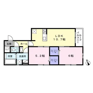 ミゾカ【3階】の間取り