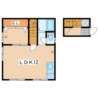 中央テナント【2階】の間取り