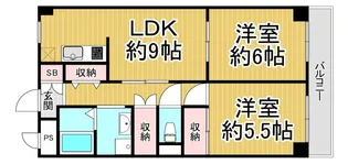 アネックス古結2【2階】の間取り