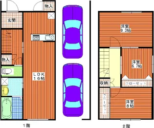 リバーアンドパーク(Rivrr&Park)の間取り