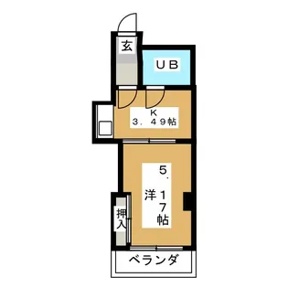 メゾンノーブル【3階】の間取り