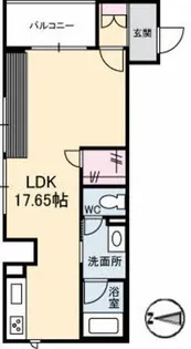 シャーメゾンステージ新山口駅前 A棟【3階】の間取り