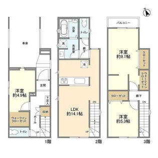 埼玉県川口市芝塚原2【一戸建】の間取り