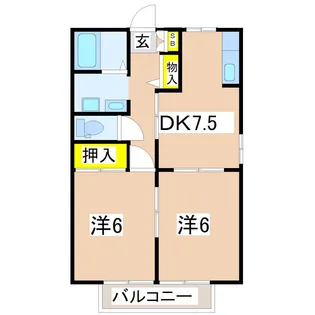 フレグランスM【1階】の間取り
