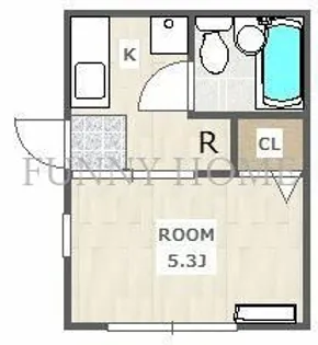 コーポイリヤマ【1階】の間取り