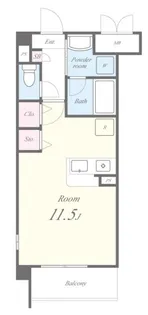 シェリールソル【1階】の間取り