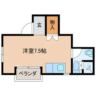 岐阜県岐阜市加納西広江町1【アパート】の間取り